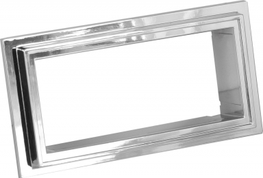 RetroSound Bezel 126 Chrome 1967-73 Ford Mustang Style