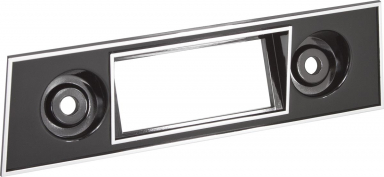 RetroSound Faceplate 401 1968-85 Chev Camaro Style Black Chrome Trim