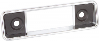RetroSound Faceplate 507 Black Chrome Trim Hooded