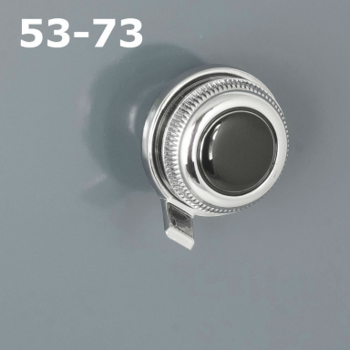 RetroSound Black Dot Chrome Knob Set 53-73