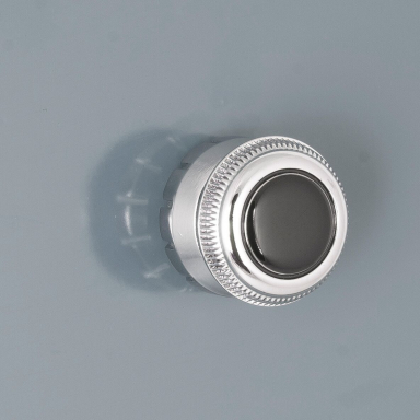 RetroSound Black Dot Chrome Knob Set 53-78b