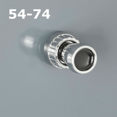 RetroSound Black Dot Chrome Knob Set 54-74