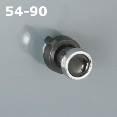 RetroSound Black Dot Chrome Knob Set 54-90