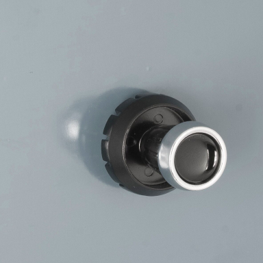 RetroSound Black Dot Chrome Knob Set 54-98b