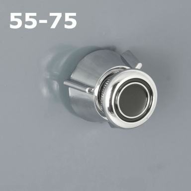 RetroSound Black Dot Chrome Knob Set 55-75