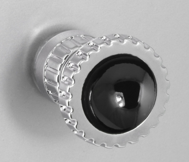 RetroSound Black Dot Chrome Knob Set 56-74