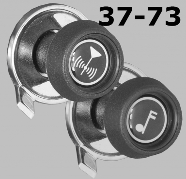 RetroSound Black Knob Set 37-73