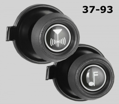 RetroSound Black Knob Set 37-93