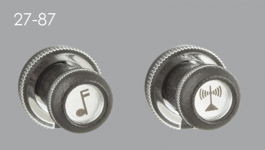 RetroSound Chrome Dot Knob Set 27-87