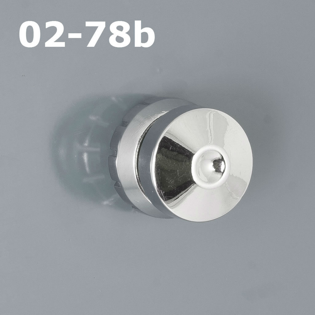 Soundlabs Group RetroSound Car Radio Knob Set Chrome 0278b