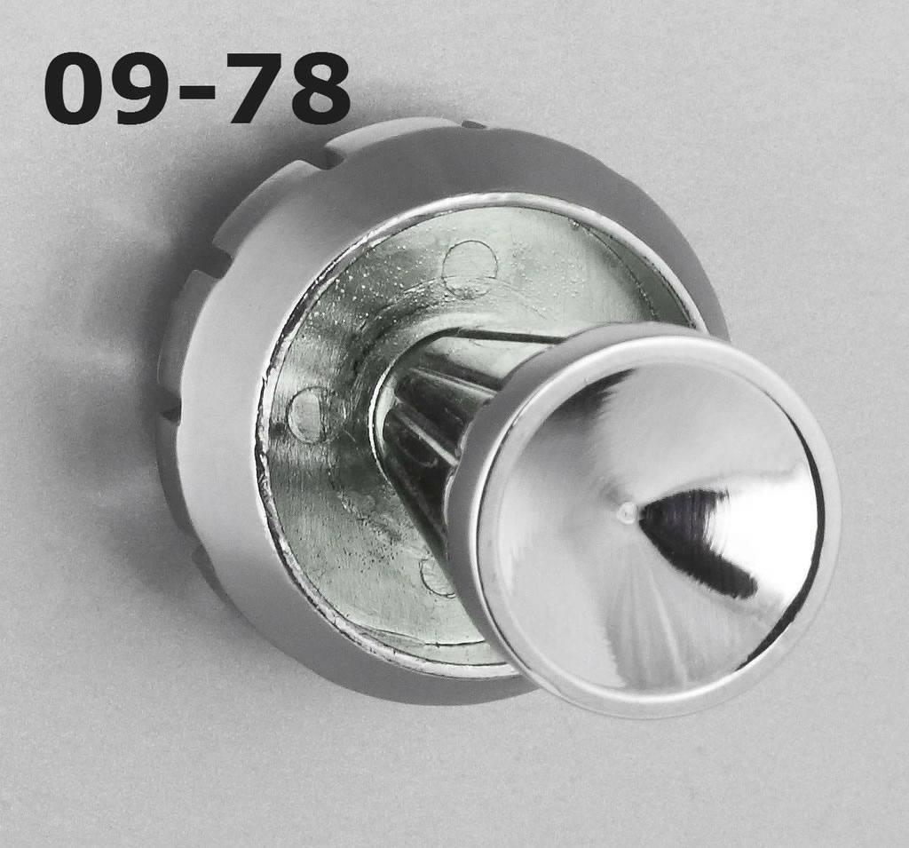 Soundlabs Group RetroSound Car Radio Knob Set Chrome 0978