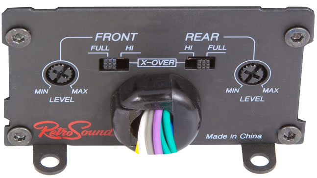 RetroSound Quad 4 Power Amplifier showing main panel.
