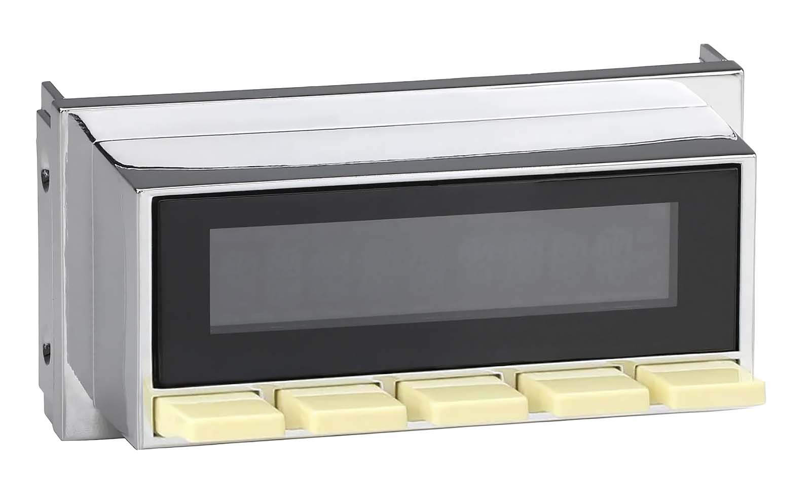 Chrome Trim Ivory Buttons