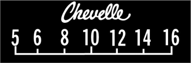 RetroSound Screen Protector SCP-14 GM Chevelle Style