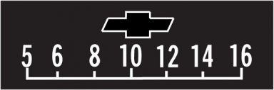 RetroSound Screen Protector SCP-20 GM Chevrolet Bow Tie Style
