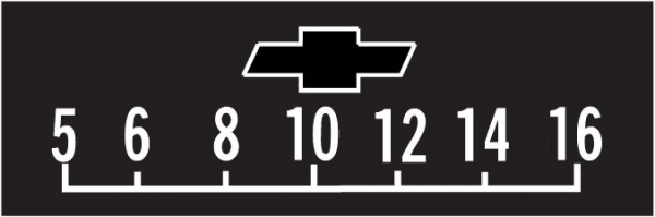 RetroSound Screen Protector SCP-20 GM Chevrolet Bow Tie Style