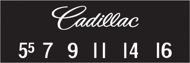 RetroSound Screen Protector SCP-23 GM Cadillac Style