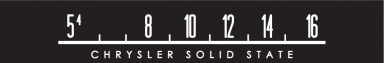 RetroSound Screen Protector SCP-35 Chrysler Solid State Style