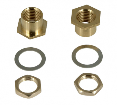 RetroSound Brass Collar Nut Kit