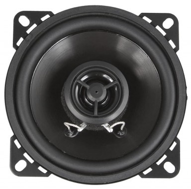 RetroSound 4 Inch Deluxe Stereo Speakers with Plain Black Grilles