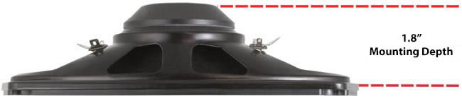R-48N Speaker Dual Voice Coil - side view.
