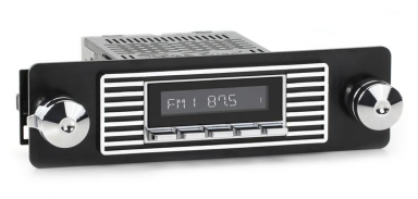 RetroSound Radio Chevrolet Nomad 1955-1956 Black Chrome Style
