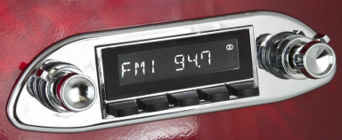 RetroSound Radio Porsche 1950-1965 Chrome Style
