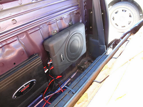 RetroSound SUB8100 installation example.