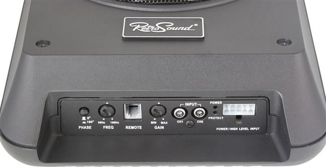 RetroSound SUB8100 connection panel.