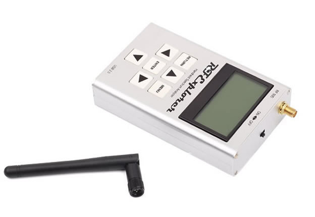 RF Explorer 6G Spectrum Analyser- note actual product might look slightly different depending on the exact version.