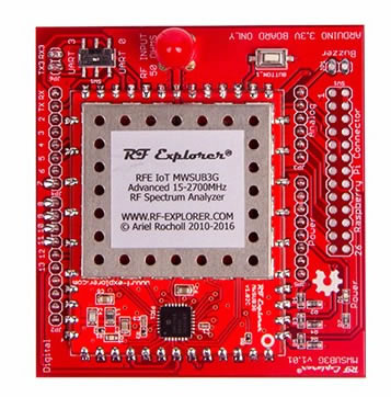 RF Explorer 3G+ IoT Shield Arduino Board