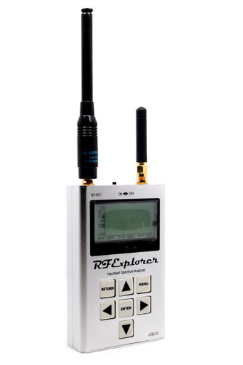 RF Explorer ISM Combo - note actual product might look slightly different depending on the exact version.