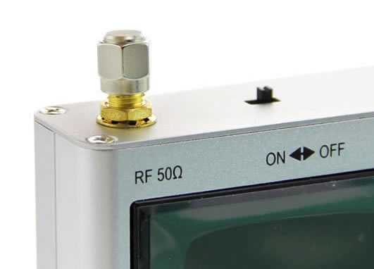 50 ohm SMA-Termination shown attached - Note RF Explorer not included.