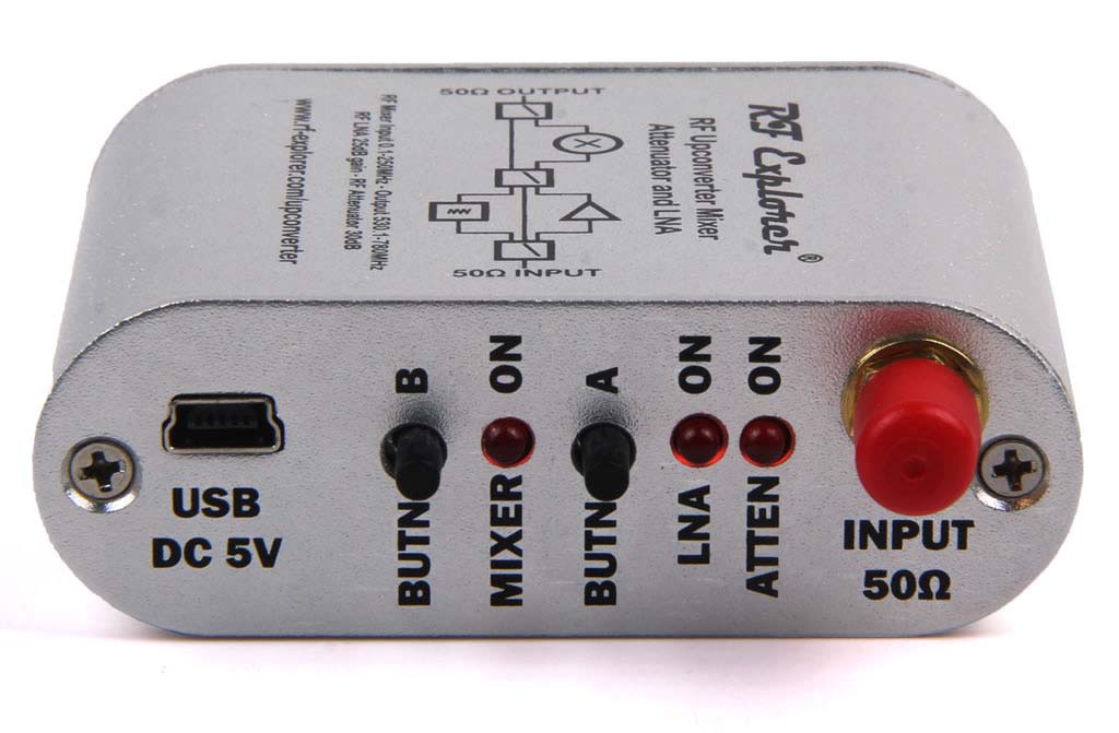 RF Explorer Upconverter for 100 kHz to 250 MHz