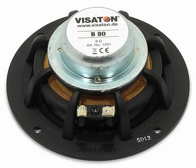 Visaton B80 8 Ohm rear.