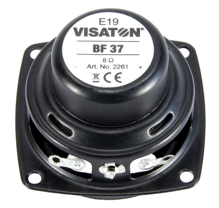 Visaton Driver BF 37 - 8 Ohm 3.7 cm or 1.5" fullrange speaker Rear View