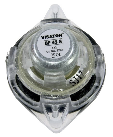 Visaton BF 45 S 4.5 cm (1.8") fullrange speaker  rear view