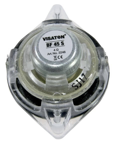 Visaton BF 45 S 4.5 cm (1.8") fullrange speaker rear view