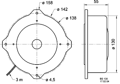 Loudspeaker Driver Dimensions and Measurements - all dimensions in mm (approx.)