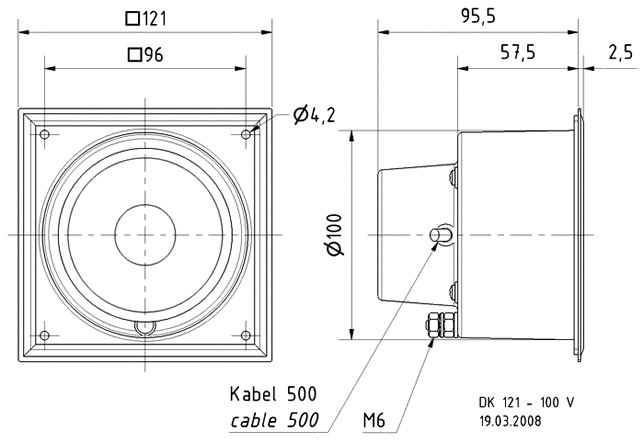 Loudspeaker Driver Dimensions and Measurements - all dimensions in mm (approx.)