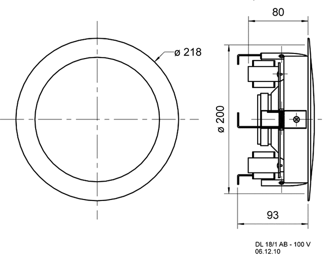 Loudspeaker Driver Dimensions and Measurements - all dimensions in mm (approx.)