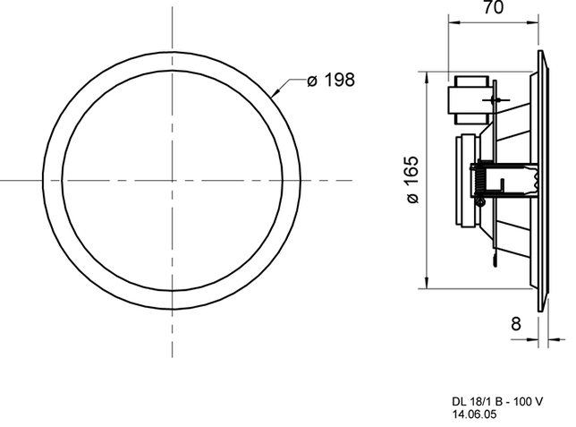 Loudspeaker Driver Dimensions and Measurements - all dimensions in mm (approx.)