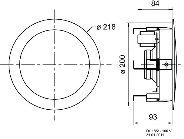 Loudspeaker Driver Dimensions and Measurements - all dimensions in mm (approx.)