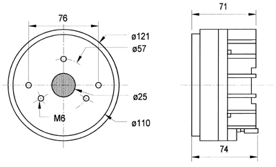 Loudspeaker Driver Dimensions and Measurements - all dimensions in mm (approx.)