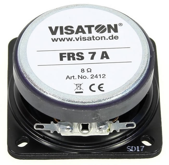 Visaton FRS7A - 8 Ohm Full Range.