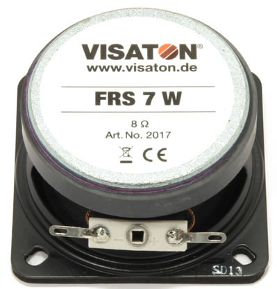 Visaton FRS7W - 8 Ohm Full Range.
