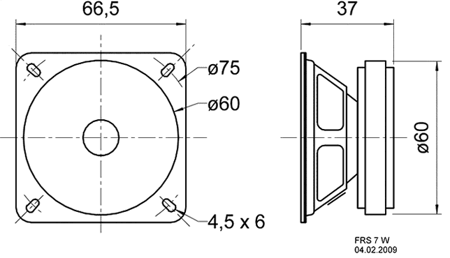 Loudspeaker Driver Dimensions and Measurements - all dimensions in mm (approx.)