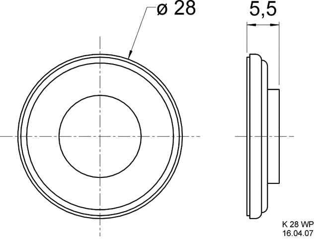 Loudspeaker Driver Dimensions and Measurements - all dimensions in mm (approx.)