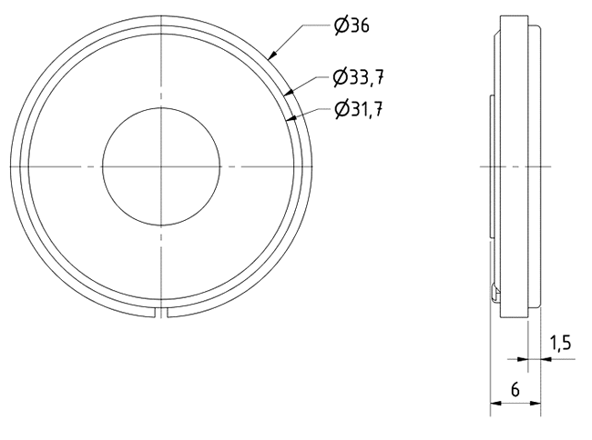 Loudspeaker Driver Dimensions and Measurements - all dimensions in mm (approx.)