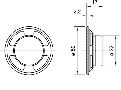 Loudspeaker Driver Dimensions and Measurements - all dimensions in mm (approx.)